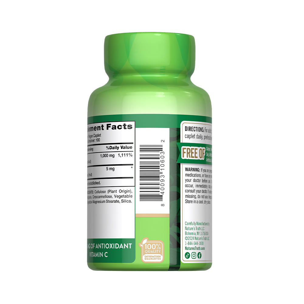 Vitamina C 1000 Mg & Wild Rose Hips - Comprimidos