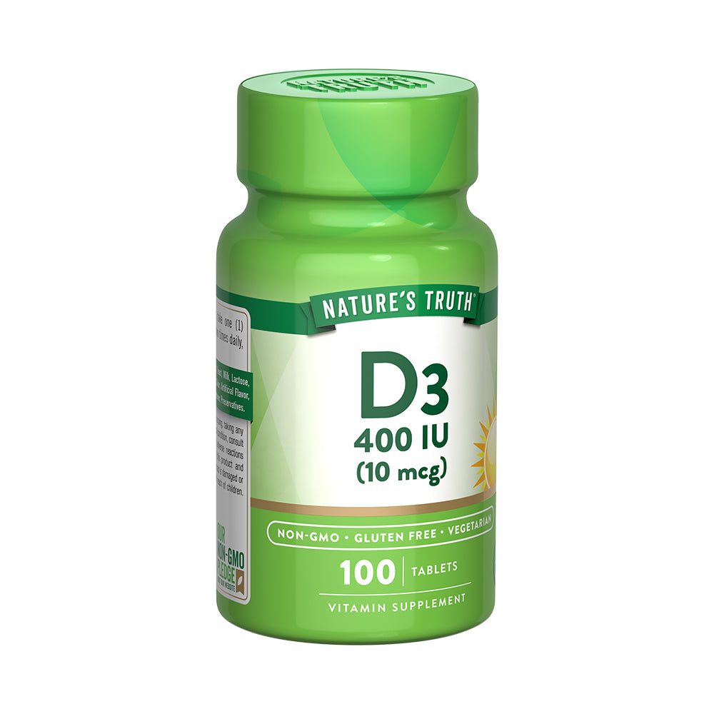 Vitamina D3 400 IU - 100 Comprimidos