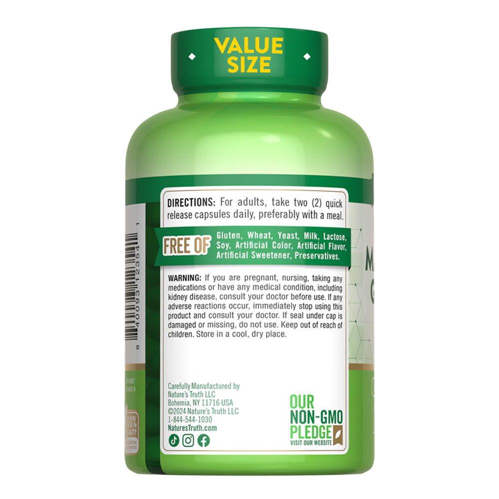 Magnesio Glicinato 200 MG - Cápsulas