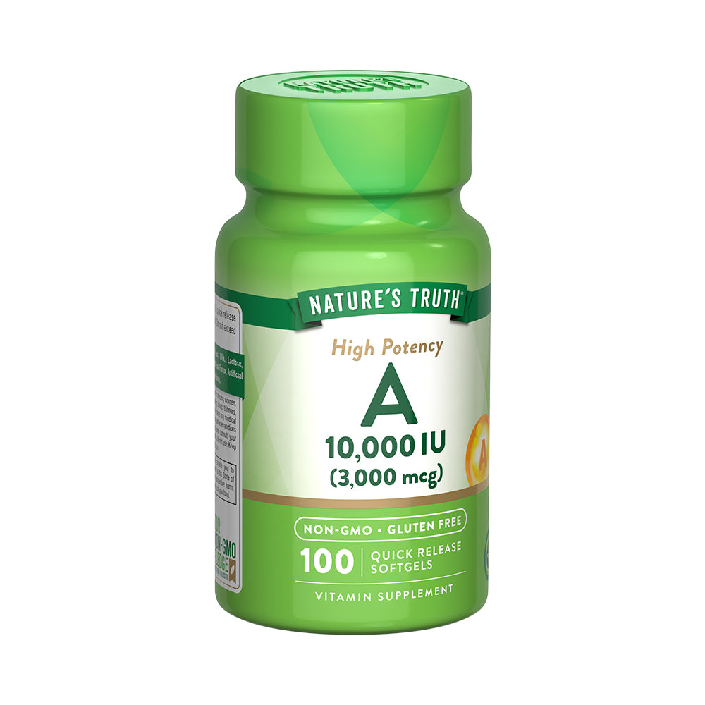 Vitamina A 3.000 MCG (10,000 UI) - 100 Cápsulas Blandas
