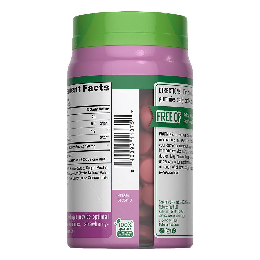 Gomitas de Colágeno Tipo I & III Beauty Collagen - 60 Gomitas