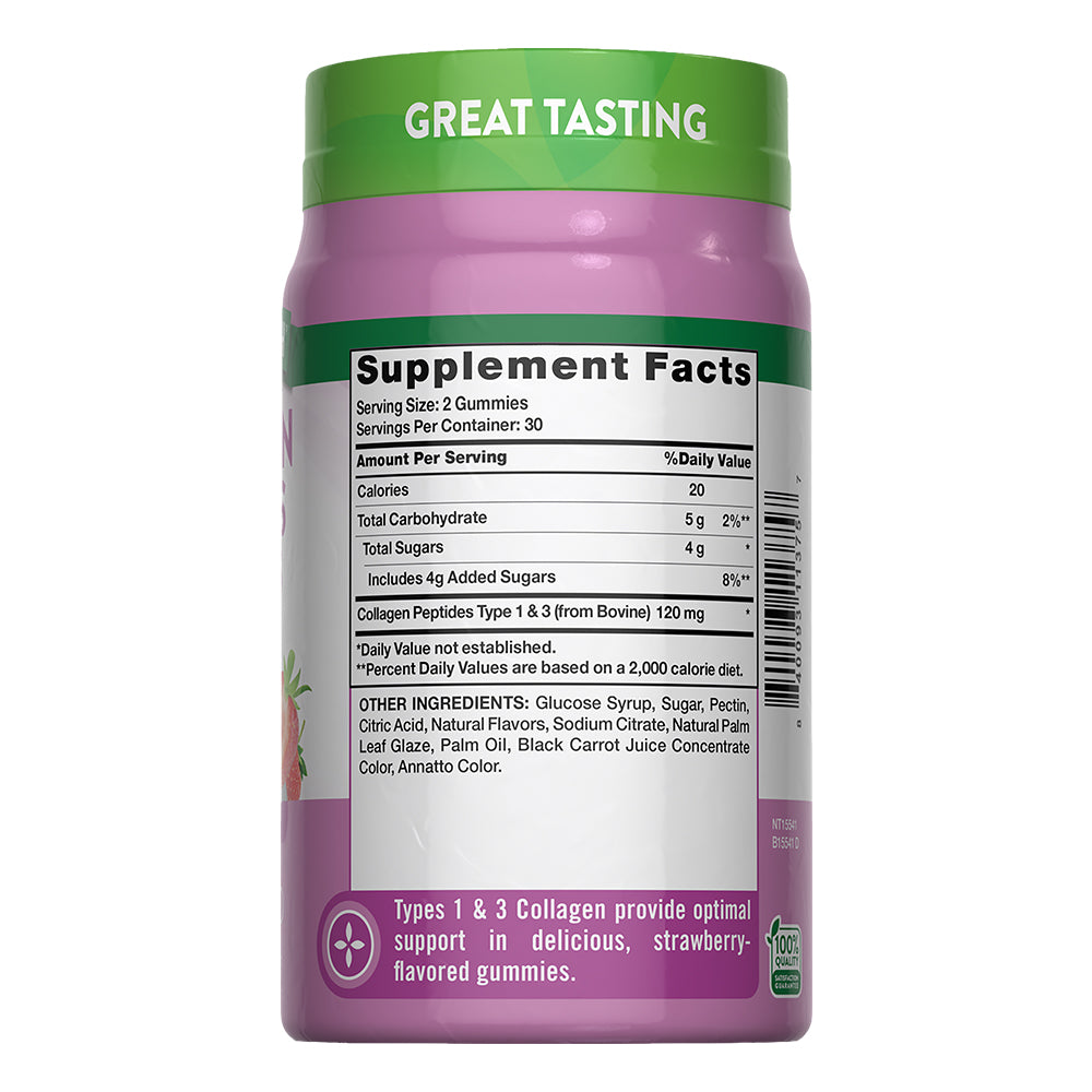 Gomitas de Colágeno Tipo I & III Beauty Collagen - 60 Gomitas