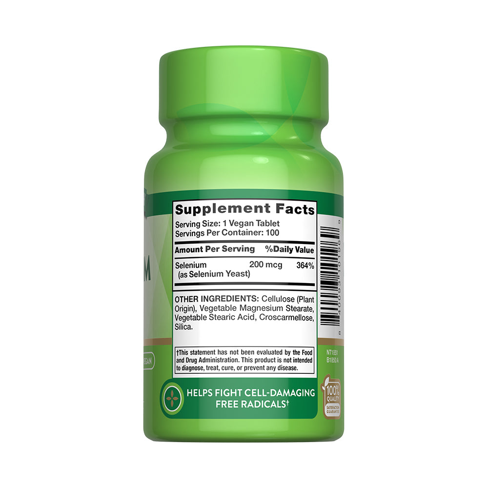 Selenio 200 Mcg - 100 Tabletas