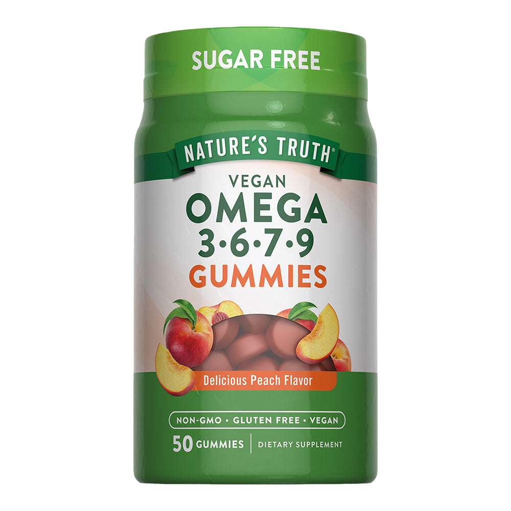 Gomitas de Omega 3-6-7-9 Vegano 360 Mg - 50 Gomitas Veganas