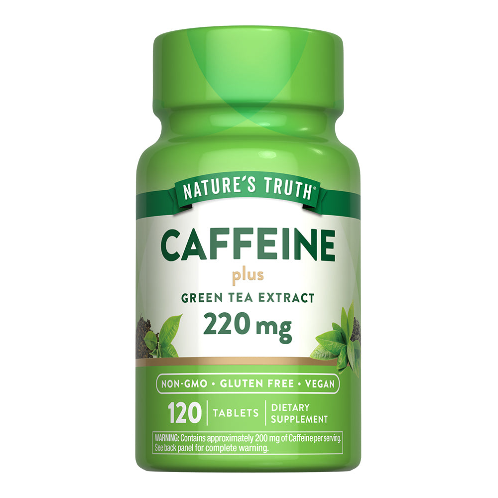 Cafeína 200 Mg con Té Verde – 120 Tabletas