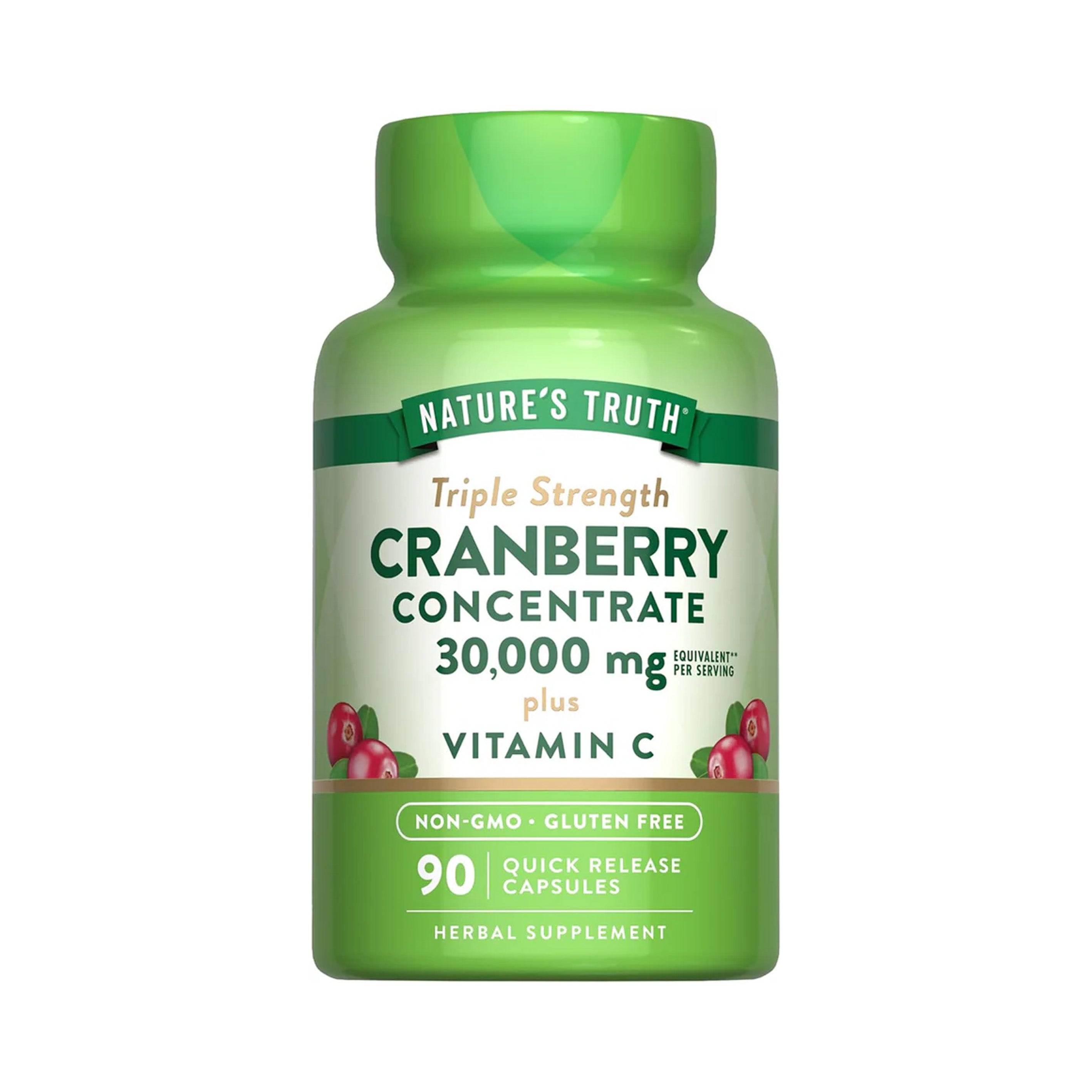 Cranberry Concentrado 15000 mg + Vitamina C – 90 Cápsulas