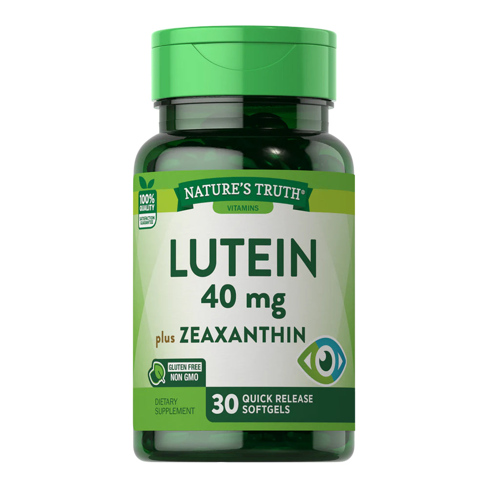 Luteina 40 mg + Zeaxantina - 30 Cápsulas Blandas