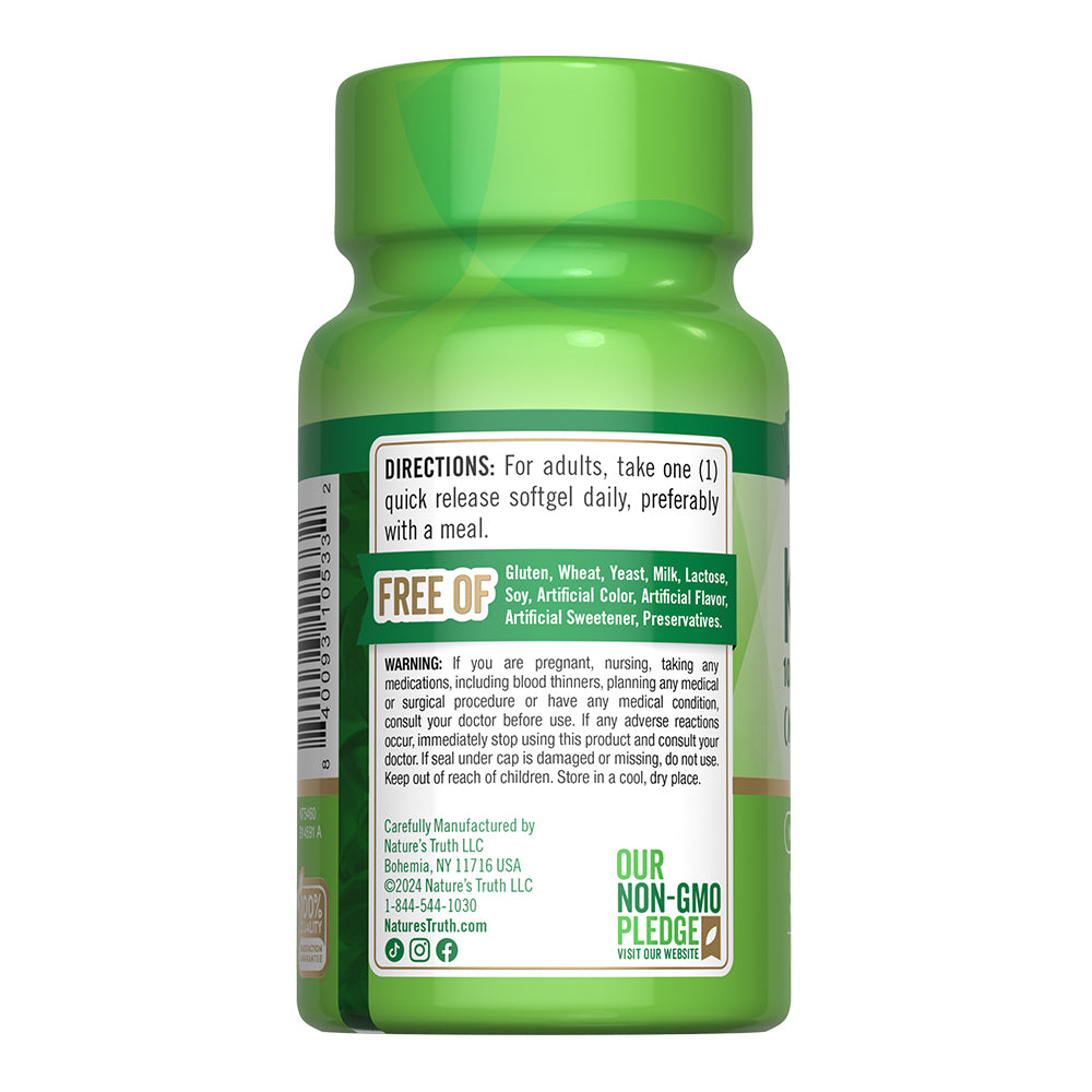 Vitamina Ultra K-2 + MK-7 +D3 - 50 Cápsulas