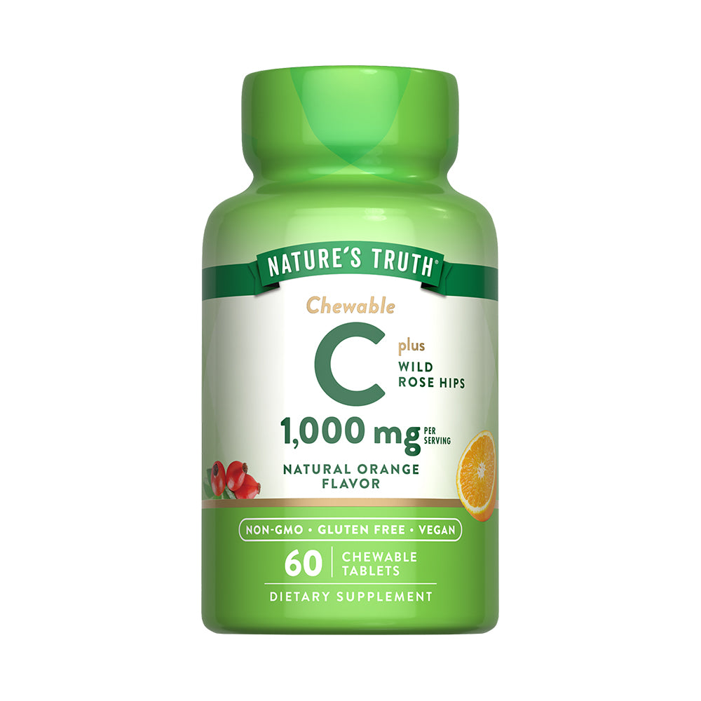 Vitamina C 1000 mg x2 comprimidos - 60 Comprimidos Masticables