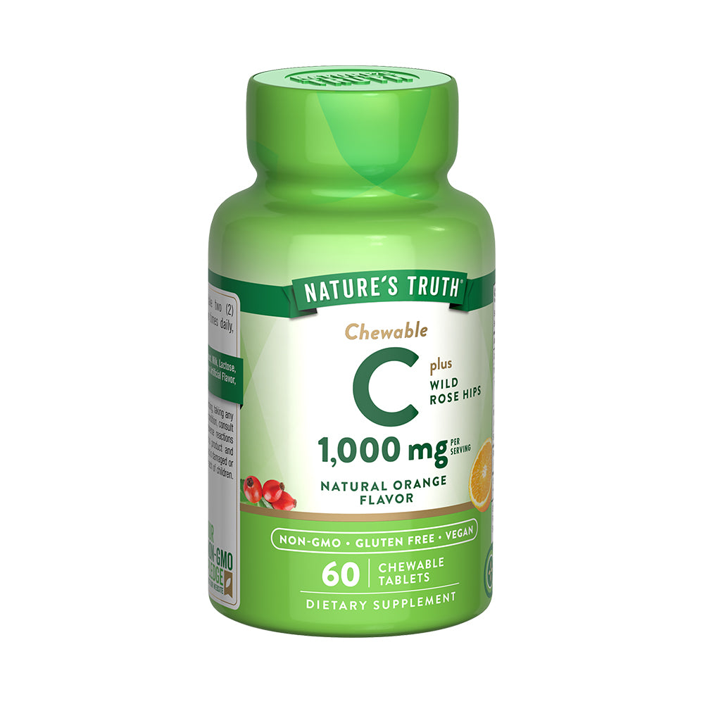 Vitamina C 1000 mg x2 comprimidos - 60 Comprimidos Masticables