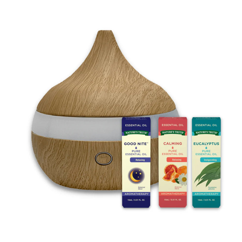 Pack Aromaterapia Difusor + 3 Aceites Esenciales