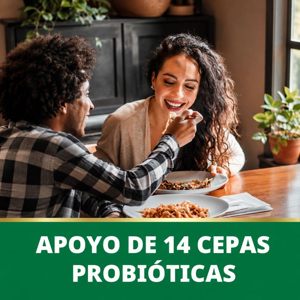 Probiótico de Alta Potencia 25.000 Millones UFC + Inulina Orgánica – Salud Intestinal para Hombres y Mujeres - 60 cápsulas