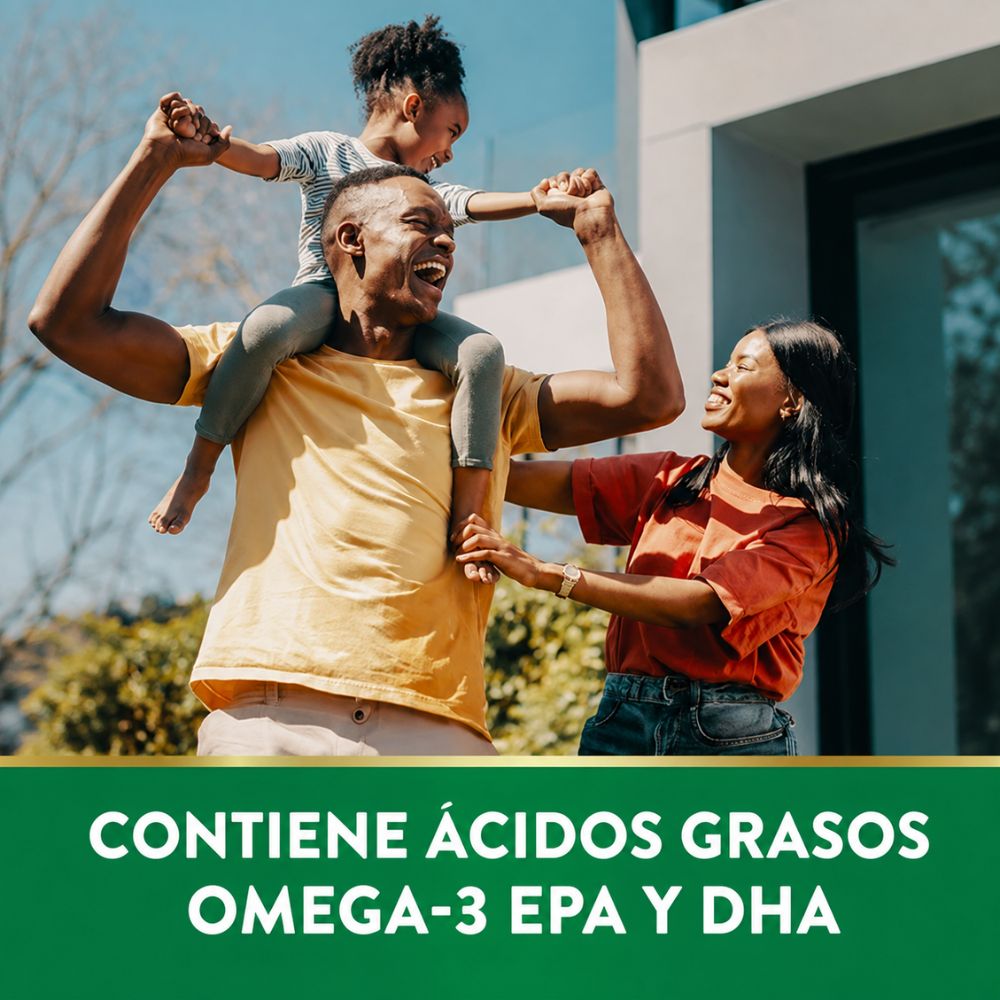 Omega 3 Fish Oil 1400 mg con esencia de limón - 60 Cápsulas Blandas